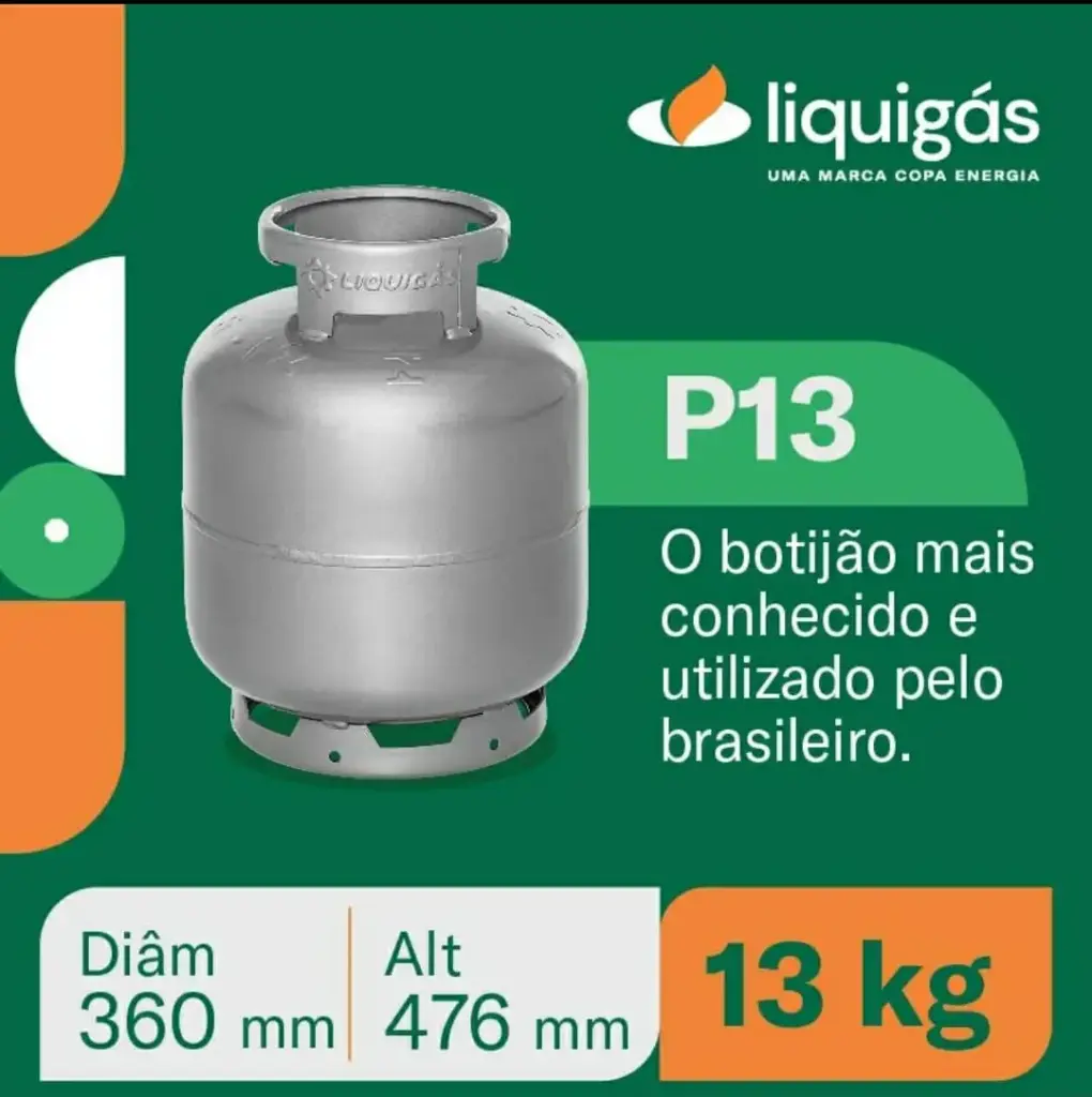 Gás de Cozinha 13kg